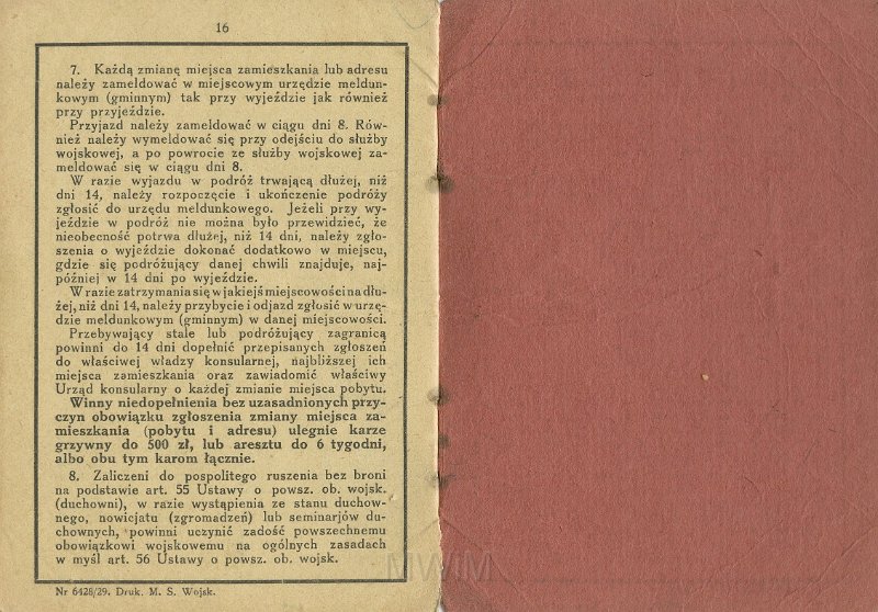 KKE 5432-10.jpg - Dok. Książeczka/Zaświadczenie Wojskowe. Zaświadczenie wydane przez WKU dla Michała Katkowskiego, Oszmiana, 8 V 1929 r.